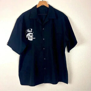 Real Men Smoke Cigars Button Up Short Sleeves